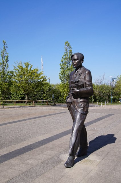 Statue Of Alan Turing 1912 1954 C Sandy B Cc By Sa 2 0 Geograph Britain And Ireland