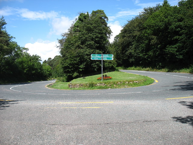 Hairpin bend on the N72