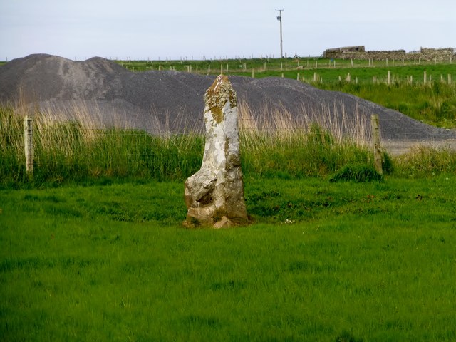 Standing stone near former quarry