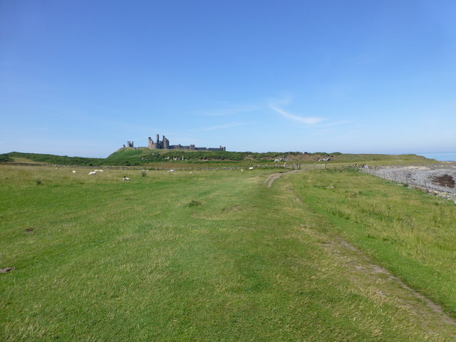 The path to Dunstanburgh Castle from Craster