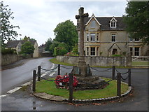 ST9897 : War memorial, Kemble by Basher Eyre