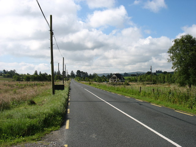The R747 heading for Tinahely