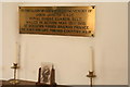 John Joseph Cade (Horse Guards, Blue) memorial in Usselby church