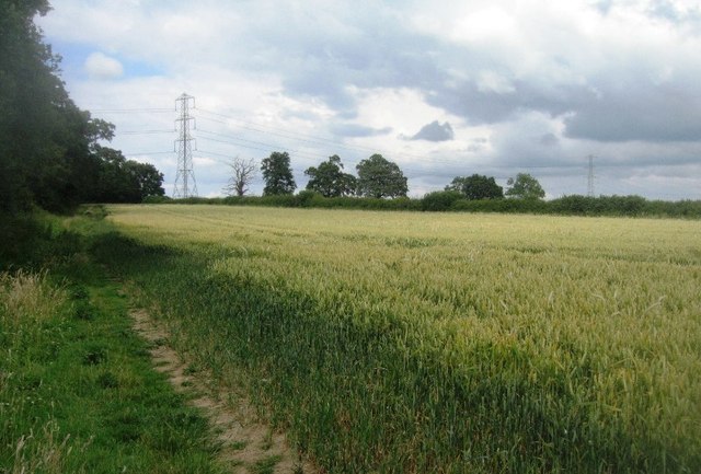 Field north of Potters Lane © Mr Ignavy :: Geograph Britain and Ireland