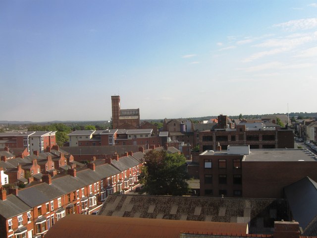 Rooftops of Chester from Queen Hotel