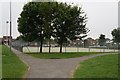 Football pitch on Pasture Way, Sherburn in Elmet