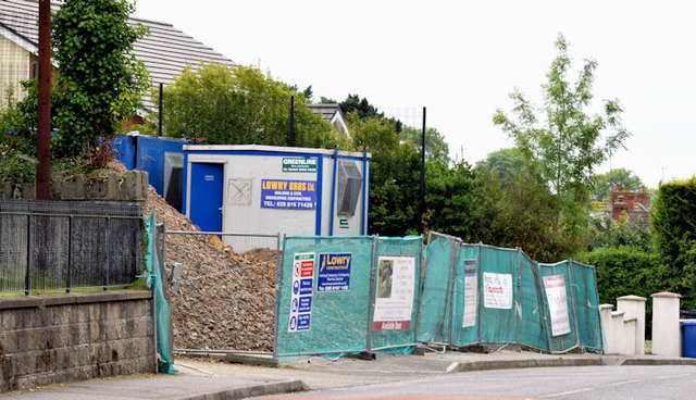New social housing site, Saintfield (July 2014)