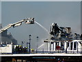 TV6198 : Fire fighting at Eastbourne Pier by PAUL FARMER