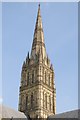 SU1429 : Tower and spire of Salisbury Cathedral by Philip Halling