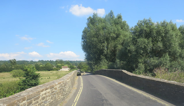 Road across Lacock Bridge