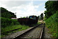 Approach to Parkend station in 2008