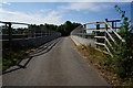 Forest Lane goes over the A64 near Fulford