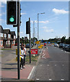 Milton Road: cycle lane closed