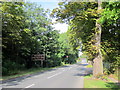 Droitwich Spa Town Sign on B4090