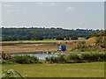 Drainage pond, Home Farm