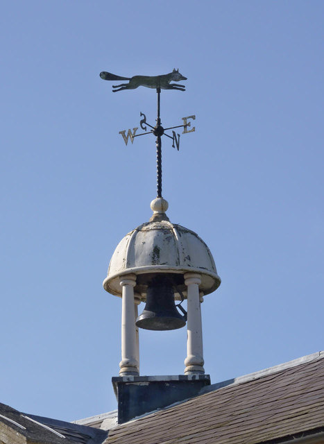 Bellcote and weathervane, Carlton Hall stables