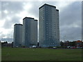 Tower blocks on Regent Walk