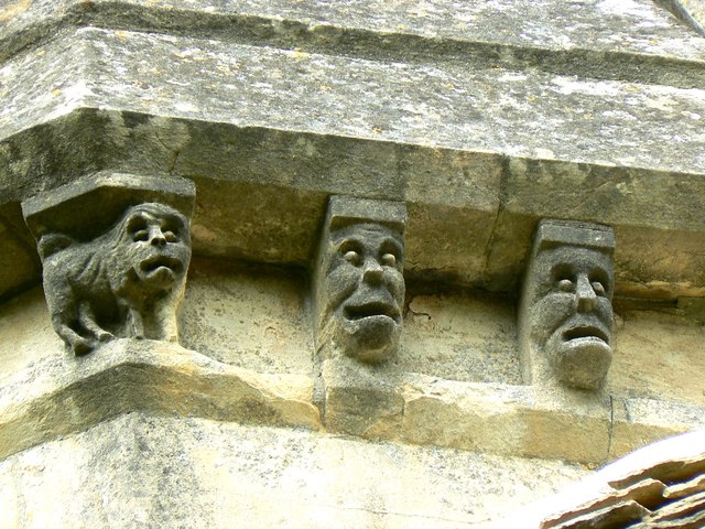 Grotesques, St Lawrence's Church, Swindon Village, Cheltenham
