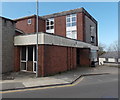 Temporarily closed library building in Haverfordwest