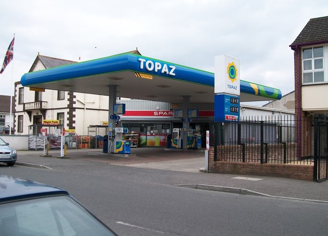 Topaz Service Station and Spar Store in... © Eric Jones :: Geograph Ireland