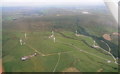 Hameldon Hill Windfarm: aerial 2014