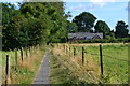 Path towards the school at Damerham