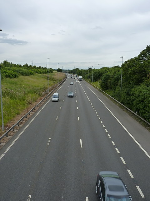M42 southbound