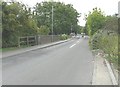 Parapet of a railway bridge