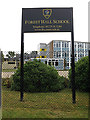 TL5124 : Forest Hall School sign by Geographer