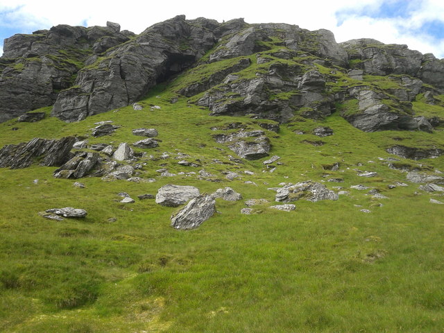 The crags of Creag Sgoilte