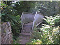 Footbridge over the Kenly Water