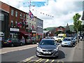 Making way for an emergency vehicle on the Shankill