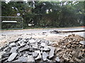 Road works on Salmon Street, Kingsbury