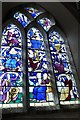 SP6401 : St Peter, Great Haseley: stained glass window (D) by Basher Eyre