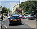 A good crowd on Bridgford Road