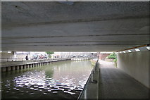 SK9771 : The River Witham leaving Brayford Pool by Tim Heaton