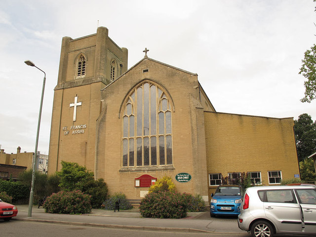 St Francis church: east end