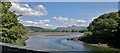 Llyn Bach as the Welsh Highland Railway approaches Porthmadog