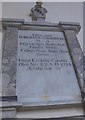 St Peter, Great Haseley: memorial (3)