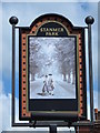 Sign for The Stanmer Park, Ditchling Road / Hollingbury Road, BN1