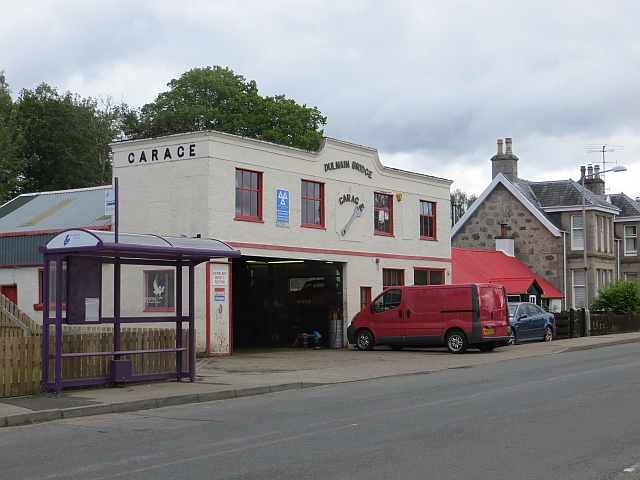 Dulnain Bridge Garage © Richard Webb :: Geograph Britain and Ireland