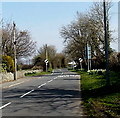 End of the 30mph speed limit in Corntown