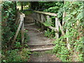 Path footbridge near Knaphill