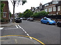 Approaching the junction of Flood Street and Flood Walk