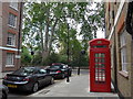 Phone box in Chelsea Manor Street