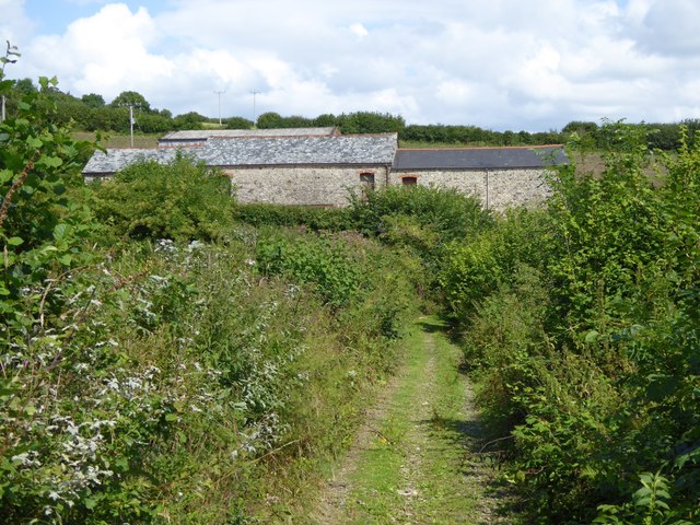 Pennsland Lane and Rushlade Barn