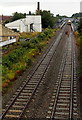 Railway lines towards the station, Moreton-in-Marsh