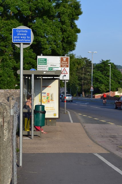 Bus stop, Torquay Road, Newton Abbot