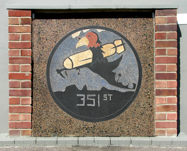 RAF Thorpe Abbotts - 351st Bombardment Squadron plaque