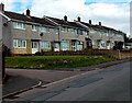 Row of houses in Grosvenor Place, Sebastopol, Pontypool